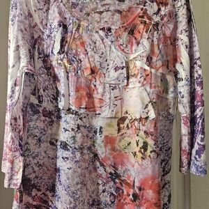 Floral Multicolor Women's Top